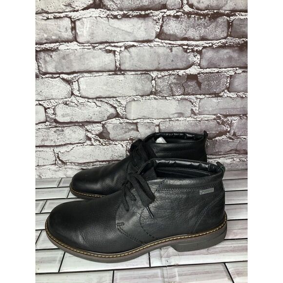 ECCO Black Leather Chukka Casual Lace Up Ankle Boots Men Sz 44EU/11M US main image 5